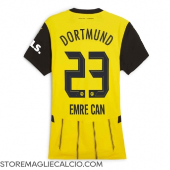 Borussia Dortmund Emre Can #23 Maglia Gara Casa Repliche 2024-25 Donna Maniche Corte